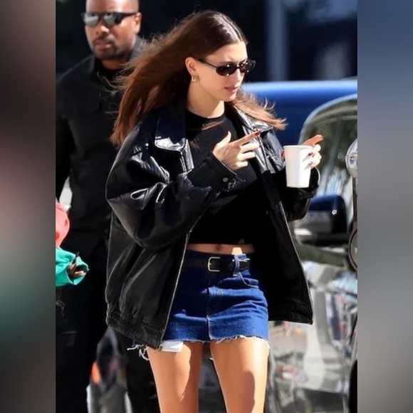 Mother SNACKS! The Fun Dip Micro Cut Mini Denim Jean Skirt in Cold Brew Size 25 - Picture 1 of 15